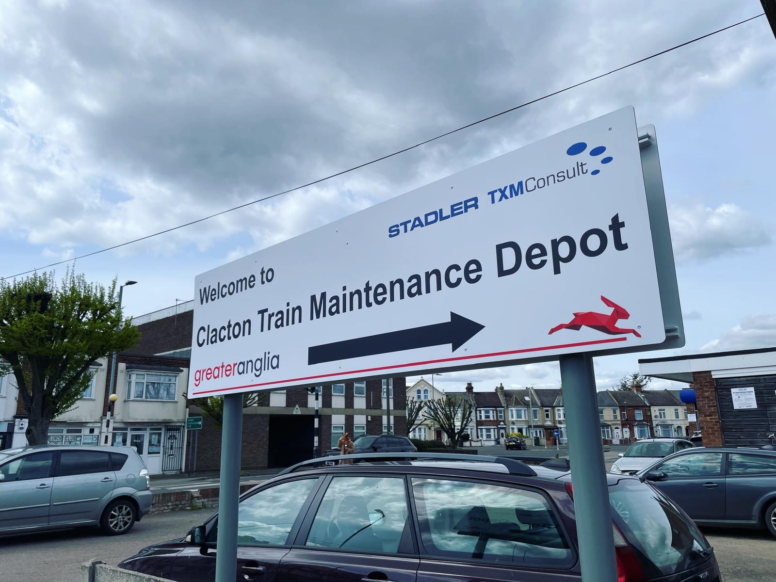 Clacton Train Maintenance Depot — Rail Signage